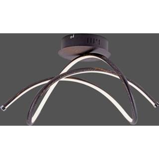 👉 Plafondlamp a+ warmwit leuchten direkt roestbruin staal Roestkleurige LED Violetta