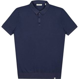 👉 Donkerblauw mannen s blauw katoen Polo Dstrezzed