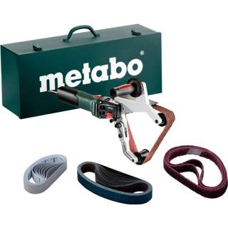 👉 Schuur band active Metabo RBE 15-180 SET Buizenslijper incl. schuurbanden in metalen koffer - 1550W 40 x 760mm 4007430298799