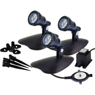👉 Set van 3 Energielabel: LED (A++ - E) LED 12 W Warm-wit GEV Flora 022218 Antraciet