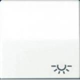 A 590 WW - Cover plate for switch push button wit L1KO Switch wit A 590 L1KO WW - Cover plate for switch/push button white 4011377134751