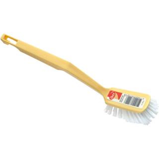 Afwasborstel plastic met ronde kop wit 150426 Afwasborstel wit plastic met ronde kop 4004188001367