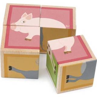 Blokpuzzel Voertuigen in Kistje Blokpuzzel Voertuigen in Kistje 8718012031210