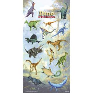 Dinosaurus feestje stickers Dinosaurus feestje stickers