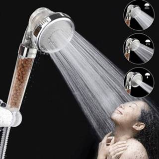 LED RGB 7 kleuren douche kop douchekop regenboog chroom Douchekop chroom LED RGB 7 kleuren douche kop regenboog