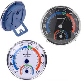 Thermo en hygrometer TFA zwart 7601 Hygrometer zwart Thermo- en TFA 7601 4009816015204