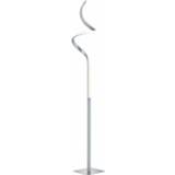 Staande LED-lamp 13 W LeuchtenDirekt Bella staal wit 11785-55 Staande LEDlamp wit staal LED-lamp 13 W Warm-wit LeuchtenDirekt Bella 11785-55 4043689953546